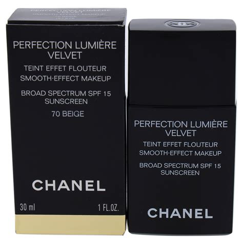 chanel perfection lumiere velvet smooth effect foundation sephora|chanel velvet foundation 10 beige.